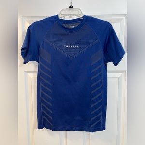 Men’s YoungLA Super Hero T-Shirt (Blue Compression)